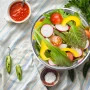 Stainless Steel Mixing Bowls Set, TINANA 6 Pack Mixing Bowls with Lids, Metal Nesting Storage Bowls for Kitchen, 4.5/3/2.5/2/1.5/0.75QT, Great for Prep, Baking, Serving, Multicolor - Image 6