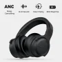 Bluetooth Headphones Noise Cancelling Headphones Wireless & Wired over Ear with Microphone for TV PC - Image 3