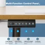 edx Electric Standing Desk, Height Adjustable Desk, 63 x 24 Inches Ergonomic Stand up Desk with Memory Preset and T-Shaped Metal Bracket for Home Office - Image 5