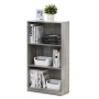 Furinno Basic 3 - Tier Bookcase Storage Shelves, French Oak Grey - Image 1