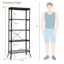 Industrial 5-Layer Bookshelf with Out-Stretched Legs - Image 4