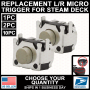 New For Valve Steam Deck 1010 Left/Right Bumper Shoulder Trigger Button L1/R1 - Image 1