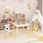 Dimitrov Kids 5 Piece Play Or Activity Table and Chair Set - Image 6