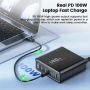 Toocki 140W GaN USB Charger 5in1 Desktop Fast Charge USB Type C Charger LED Display Charger For iPhone Xiaomi Smartphone Laptop - Image 2
