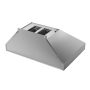 Forno Appliances - 36 inches - Externally Vented & Recirculating - Wall Range Hood - Silver - Image 3