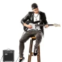 Zeny Beginners 39" Full Size Electric Guitar with Amp, Case and Accessoriese, Black - Image 5