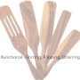 Spurtle Kitchen Cooking Utensil 10pc Teak Wood Non Stick Wooden Spatula Spoon - Image 2