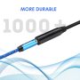 6.35mm 1/4" inch TRS Plug Male to 1/4 Female Headphone Guitar Extension Cable Cord, Gold Plated Audio Cable Stereo Extender, 10 feet (3 M) - Image 2