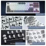 AULA F87 Pro Mechanical Keyboard 2.4g/Usb/Bluetooth Tri Mode Wireless 87 Key Rgb Pbt Gasket 5 Layer Silencing Full Key No Impact - Image 4