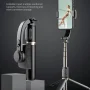 Handheld Gimbal Smartphone Bluetooth Handheld Stabilizer with Tripod Selfie Stick Folding Gimbal for Smartphone Xiaomi iPhone - Image 5