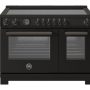 Bertazzoni - 48" Professional Series range - Electric self clean oven - 6 induction zones - Carbonio - Image 1