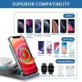 Wireless Charger, Foldable 3 in 1 Wireless Charger Station for iWatch, AirPods, Qi Fast Wireless Charging Stand for iPhone 13/12/11 Series/XS MAX/XS/XR/X/8/8 Plus, Samsung Cell Phone (Black) - Image 3