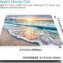 Beach Sunset Mouse Pad,Cute Mouse pad,Custom Small Mouse Pads with Designs,Portable Office Non-Slip Rubber Base Wireless Mouse Pad for Laptop - Image 2
