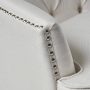 Tafton Ivory Fabric Club Chair with Tufted Cushions (Set of 1) - Light Purple - Image 6