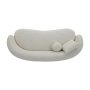 Better Homes & Gardens Juliet Curved Sofa, 80.31 in, Ivory - Image 6