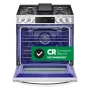 LG - 30-in Wide 6.3 Cu. Ft. Smart Slide-in Dual Fuel True Convection Range with 5 Burners, EasyClean and Air Fry - Stainless Steel - Image 4