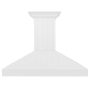 ZLINE - 48 inches - Convertible & Recirculating - Wall Range Hood - Shiplap Bright White Finish - Image 1