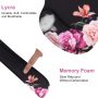 iLeadon Mouse Pad with Wrist Support Keyboard Wrist Rest Set, Ergonomic Mouse Pad with Non-Slip Base for Computer Laptop Home Office + Coasters, Easy Typing & Pain Relief Mouse Mat, Peony Flowers - Image 5