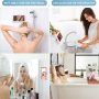 TOBRBE Shower Phone Holder Waterproof 360°Rotation, Any Angle Adjustable,Mirror/Wall/Desktop Mount Phone Holder for Bathtub Tray Shower Bathroom Kitchen(Pink) - Image 6