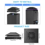 Celectigo Cooling Fan for Xbox Series X, 2-USB Interfaces 3-Levels of Adjustable Speed with RGB LED Lights, Dust Cover Low Noise Fan Xbox Accessories - Image 5