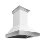 ZLINE - 36 inches - Externally Vented - Wall Range Hood - Rustic Shiplap Bright White Finish - Image 4