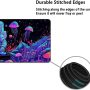 Desk Mat, Large Gaming Mouse Pad with Wrist Rest, 4 in1 XXL Mouse pad+Keyboard Wrist Rest+Mouse Pad Wrist Support+Cup Coaster Set, Ergonomic Desk Pad for Home Office,Spaceman - Color 87 - Image 4