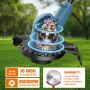 SENIX 20V 2-Tool Cordless Combo Kit, 10-Inch String Trimmer & Variable Speed Leaf Blower (One 4.0Ah Battery and Charger Included) S2K2B1-03 - Image 2