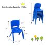 6-pack Kids Plastic Stackable Classroom Chairs - Image 4