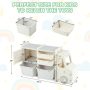 Toddler Truck Storage Organizer with Plastic Bins - Image 4