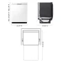 LG - 24-in Front Control Built-In Stainless Steel Tub Dishwasher with 3rd Rack, QuadWash, and 48dBA - White - Image 2