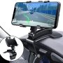 Universal 360° Car Phone Mount Holder For Cell Phone Samsung Galaxy iPhone - Image 1
