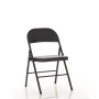 Mainstays All-Steel Metal Folding Chair, Black (Set of 4) - Image 6