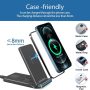 Wireless Charger, Foldable 3 in 1 Wireless Charger Station for iWatch, AirPods, Qi Fast Wireless Charging Stand for iPhone 13/12/11 Series/XS MAX/XS/XR/X/8/8 Plus, Samsung Cell Phone (Black) - Image 5