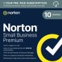 Norton - Small Business Premium (10 Device) Cybersecurity with Antivirus + 24/7 Business Tech Support + 500GB PC Cloud Backup - Android, Apple iOS, Mac OS, Windows [Digital] - Image 1