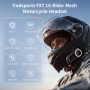 Fodsports FX7 10-Rider Mesh Motorcycle Bluetooth Intercom Headset | Dual Chips BT5.4 Helmet Communication System, Smart APP, Music Share, Audio Multitasking, FM, EQ Music Modes, 2 Pack - Image 2
