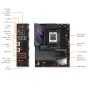 GIGABYTE - X870E AORUS MASTER AMD AM5 LGA 1718 ATX Motherboard, Supports AMD Ryzen 9000/8000/7000 Series Processors - Black - Image 3