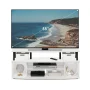 Furinno JAYA Large Entertainment Center Hold up to 55-IN TV, White/Black - Image 6