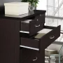 Hodedah 7 Drawer Dresser with Two Locks, Chocolate - Image 5