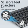 Jomaa Slim Rechargeable Bluetooth Keyboard and Mouse Set for Laptop Computer 2.4G USB Wireless Keyboard and Mouse Combo - Image 4