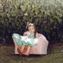 Keet Fabric Slat Back Rocking Chair, Multiple Colors - Image 2