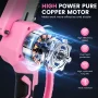 YAHHU 6 inch Lovely Pink Mini Chainsaw, Portable Handheld Electric Cordless Chainsaw,21V Battery,New - Image 4