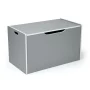 Humble Crew Kid Toy Box, Hinged Toy Storage Chest with Lid, Grey/White - Image 1