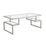 Zander Glass Top Coffee Table - Image 2