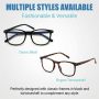 AOSM Blue Light Glasses for Men & Women,Gaming glasses Anti-Glare UV400 Protection,Blue Light Blocking to Relieve Eye Strain - Image 5