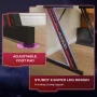 PayLessHere 39 Inch Z-Shaped Gaming Desk with Headphone Hook Sturdy with Spacious Desktop,Red - Image 6