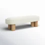 Sarro Boucle Upholstered Bench - Image 2