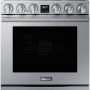 Dacor - 30 in. Wide 4 Burner Transitional 6.3 Cu. Ft. Freestanding Dual Fuel Four-Part Pure Convection Pro-Range with Self Clean - Silver Stainless Steel - Image 2