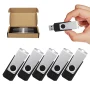 5 Pack 64GB USB Flash Drive Memory Stick Fold Storage USB 2.0 Thumb Drive Swivel Design - Image 2