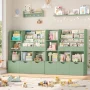 Annyah Toy Storage Organizer with 3 Removable Bins, Baby-Proof Bookshelf for Nursery & Playroom - Image 6
