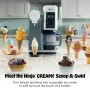 Ninja - CREAMi Scoop & Swirl Ice Cream & Soft Serve Maker, 13 One-Touch Programs, Fruit whip, Frozen custard, Gelato - Silver - Image 4